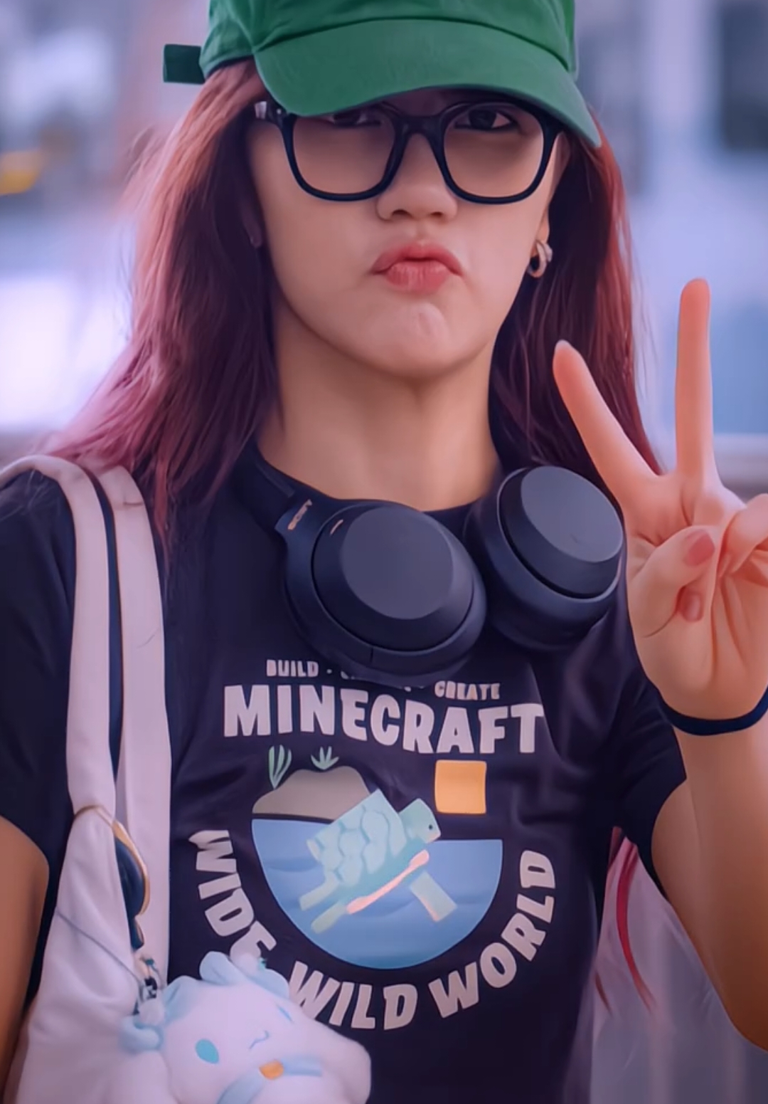 pose andalan habis turun di stasiun😋 #marshajkt48 #jkt48 #jkt48newera #marshalenathea #fyp 