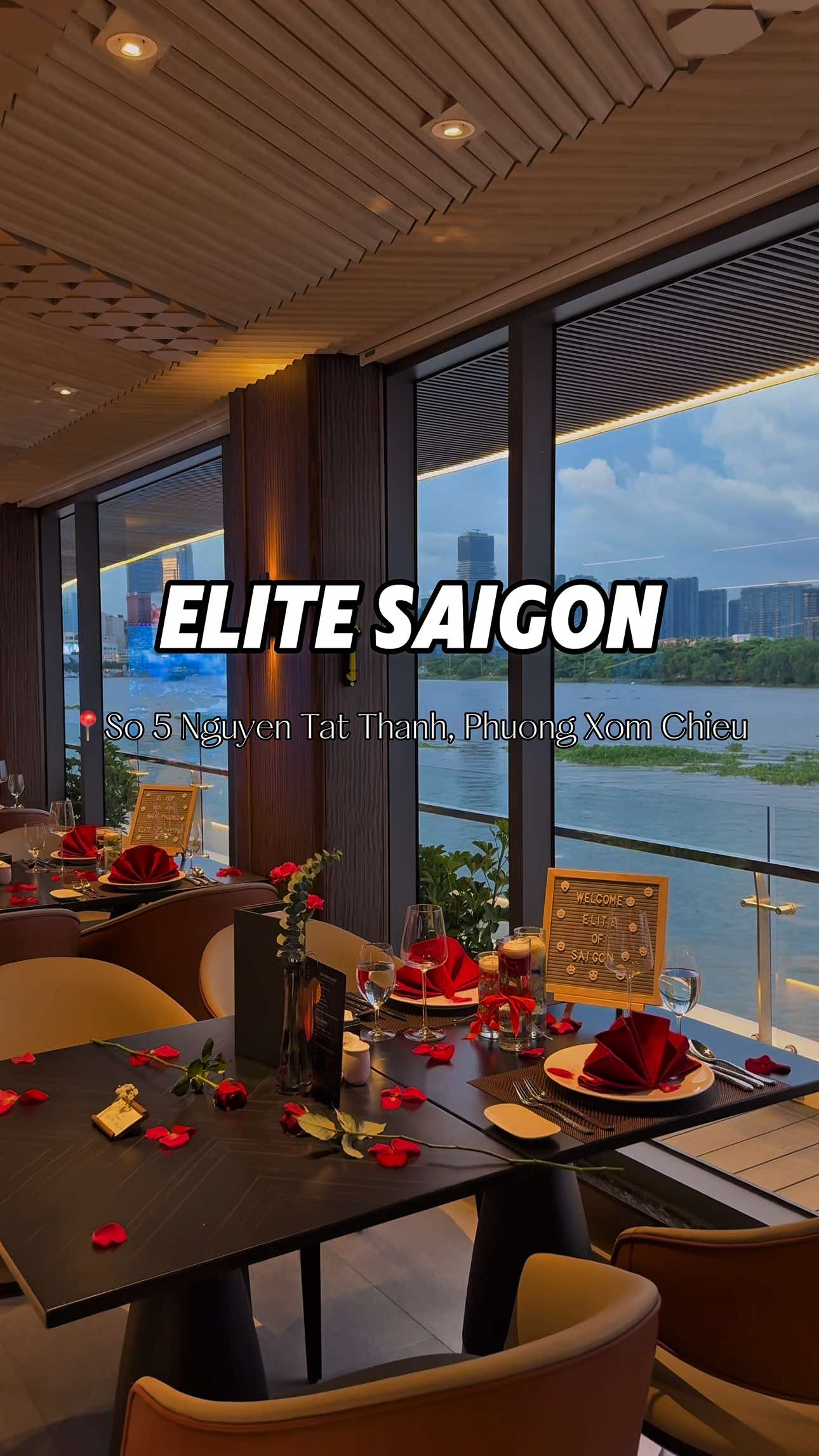 Trải nghiệm du thuyền 5🌟 mới tại SG #duthuyen #duthuyensaigon  #eliteofsaigon #cruise #saigon 