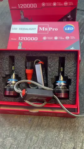 ไฟหน้า LED.  M8 pro มาใหม่