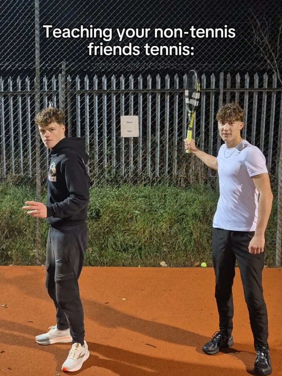 Tag your non-tennis friends 😭 #fyp #tennis #tennisvideo #tennisplayer #tennistiktok 