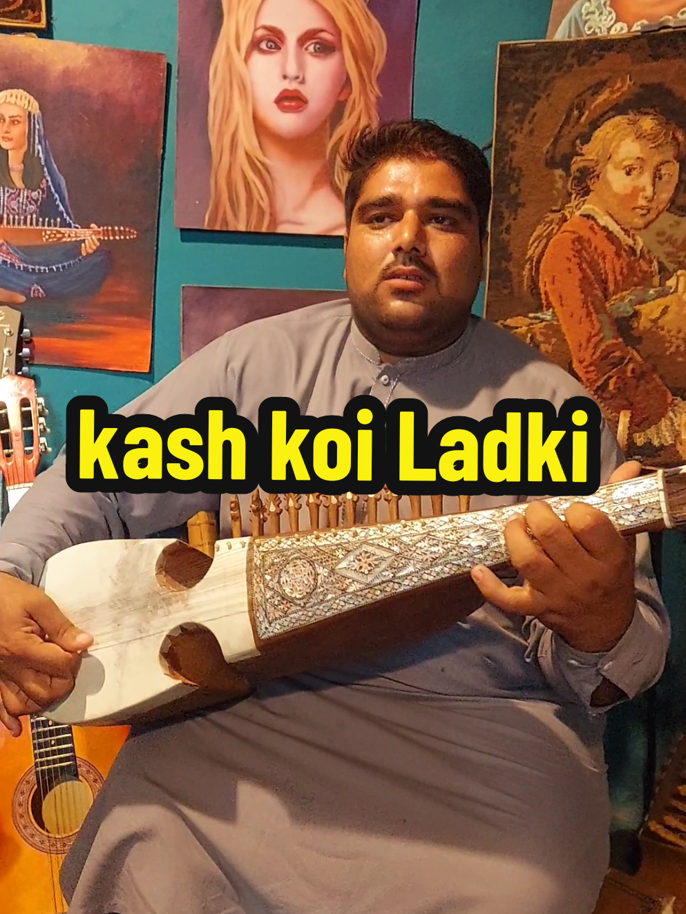 ہزار عنوان گفتگو تھے، رہ گئے یہ سوچ سوچ کر یہ بات اسے ناگوار ہوگی، یہ لفظ اسے ناپسند ہوگا۔۔۔۔۔ #art #poetry #rabab #rubab #afghanistan🇦🇫 #instrumental #million #musicshoppeshawar 