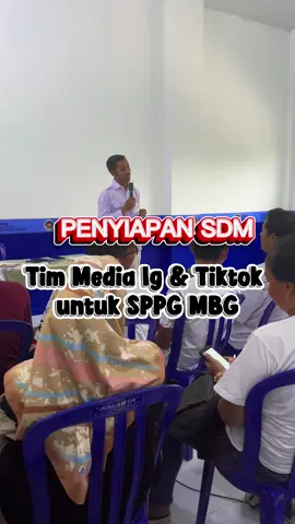 Bangga bisa berperan sebagai konsultan dalam penyiapan SDM pengelola media sosial IG & TikTok SPPG MBG. Saatnya membangun konten yang strategis, kreatif, dan berdampak! #bgn #sppgmbg #makanbergizigratis 