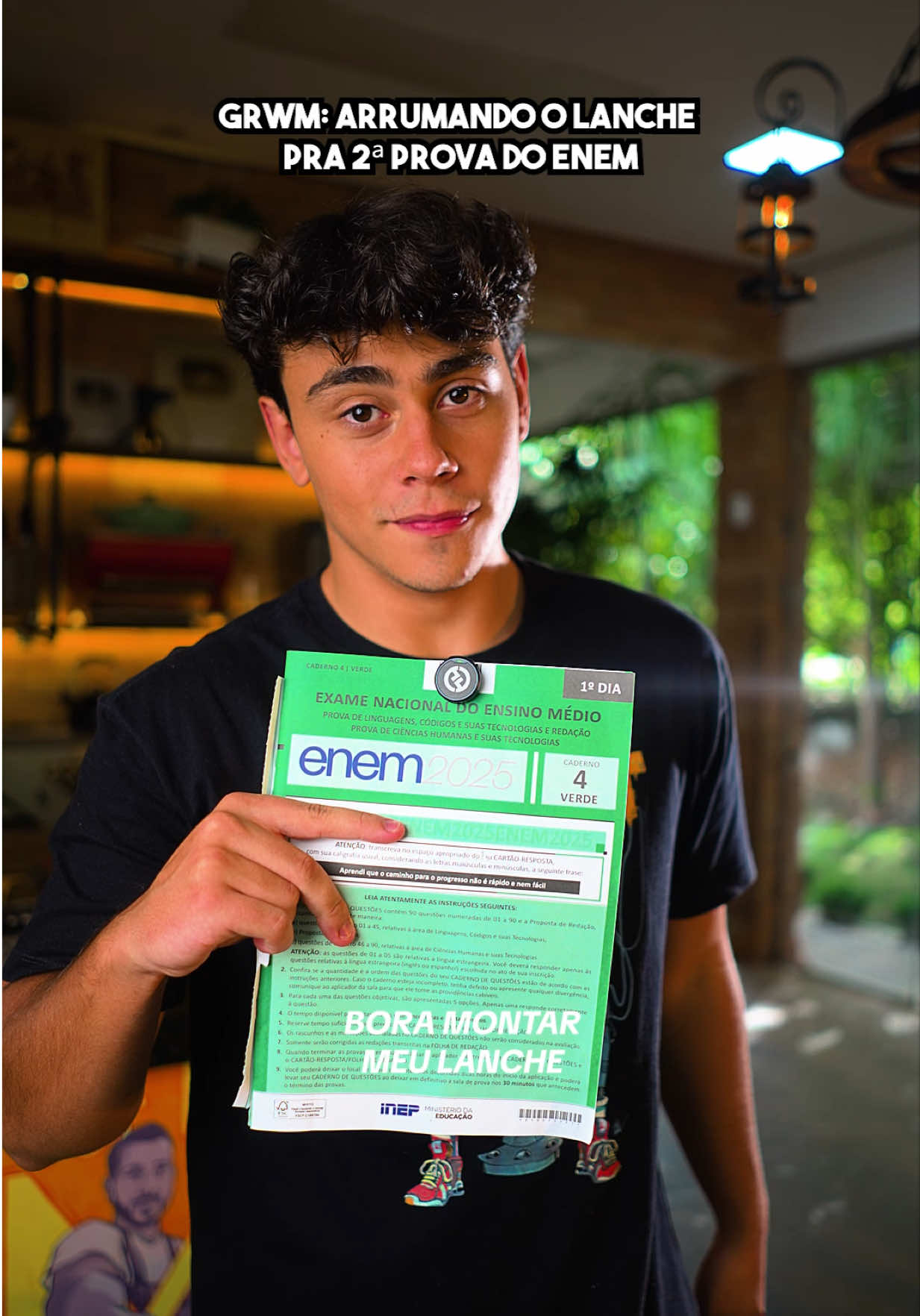 O que meu filho levou pra 2a prova do Enem #enem #receitafacil 