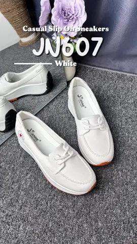 casual slip on sneakers Jn607 simple dan stylish! #fyp #viralditiktok #sepatujoanne #bestseller #sneakers 