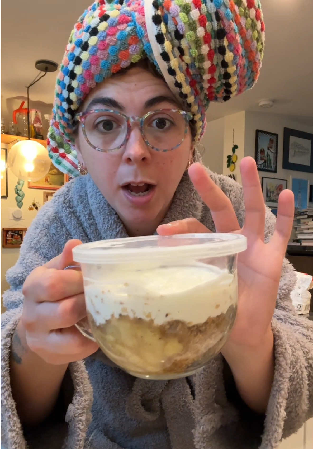 🥣🥣banana weetabix parfait🍌🍌 #weetabix #weetabixrecipe #easybreakfast #breakfastathome #icedcoffee 