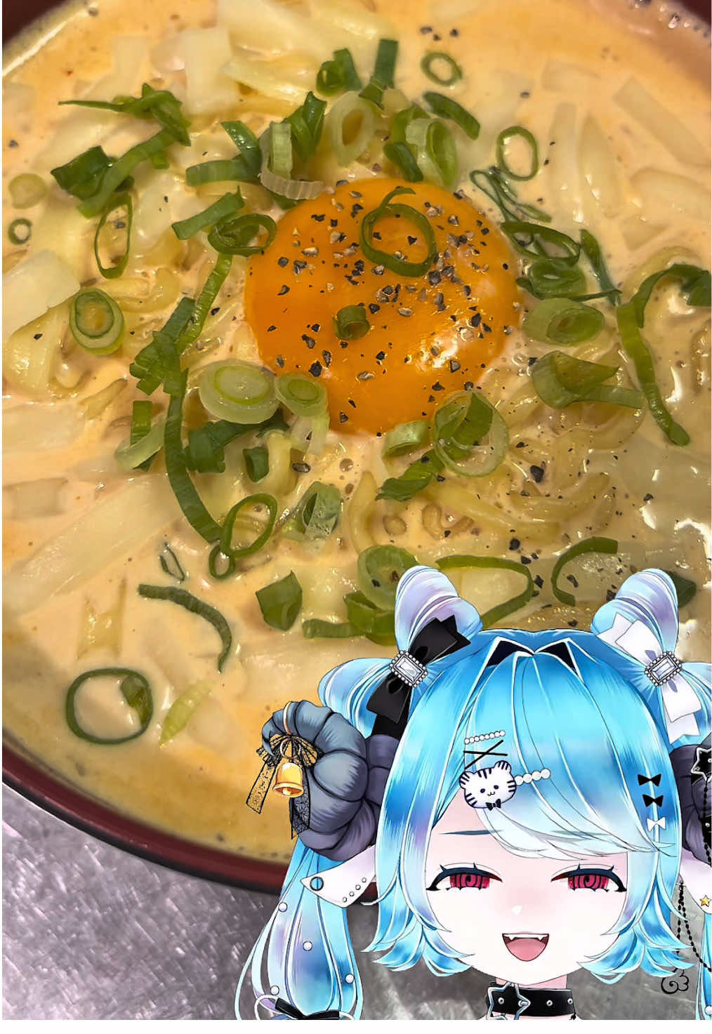 【子持ち主婦Vtuber】ヤケクソ実写クッキング【カルボ風辛ラーメン】 #料理 #主婦 #アレンジ #cooking #vtuber  