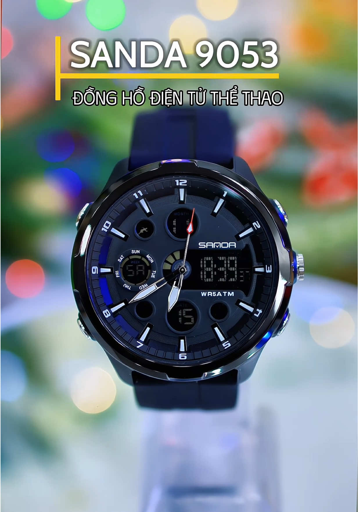 Đồng hồ điện tử thể thao SANDA 9053 #dongho #donghodientu #donghothoitrang #sanda #sandawatch 