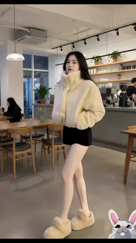 Áo khoác lông cừu khoá kéo #setdoxinh #aokhoac #aokhoacnu #aolongcuu 