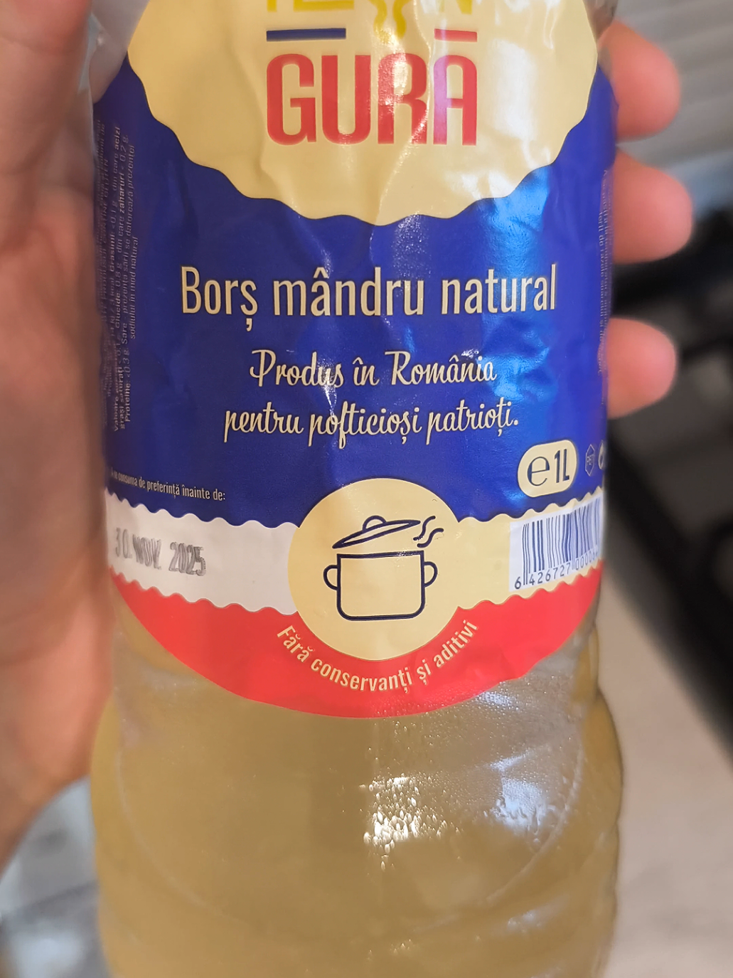 Un borș pentru patrioți! #bors #mancare #ciorba #patriotism 