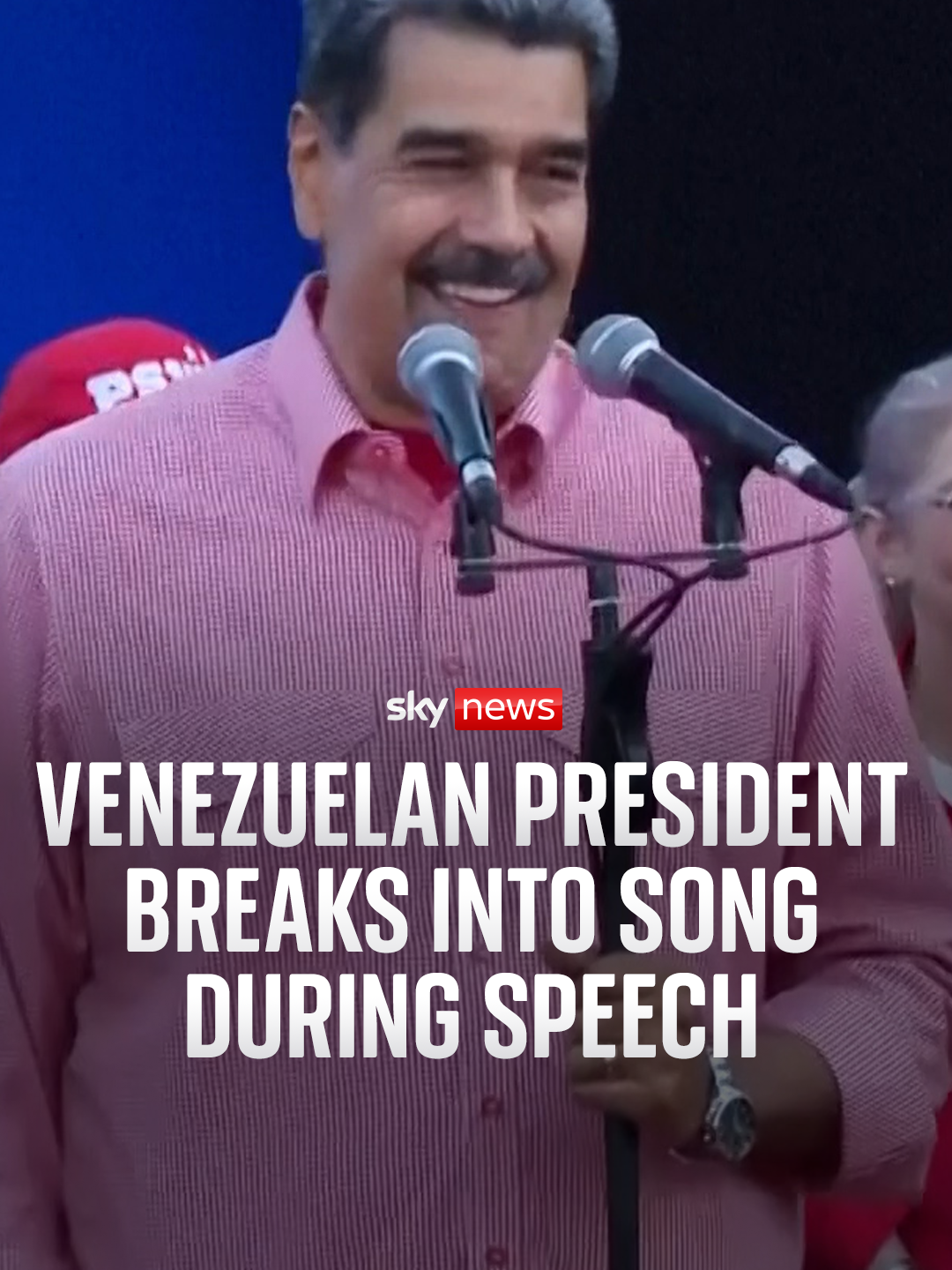 Venezuelan President Nicolas Maduro broke out into John Lennon's song 'Imagine' during his speech on US tensions. #venezuela #maduro #johnlennon #us #trump