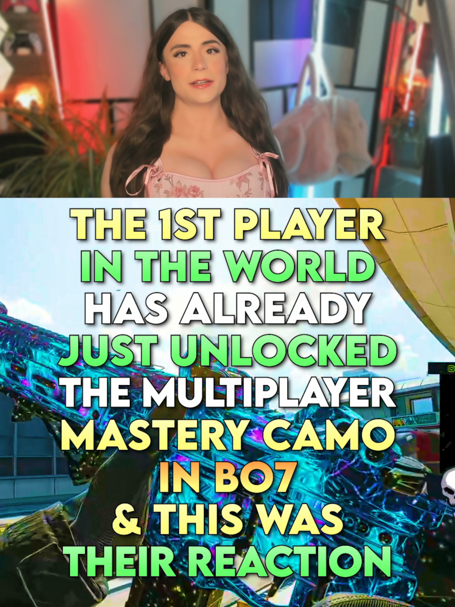 The First Player In The World Has Already Just Unlocked The Singularity Mastery Camo in Black Ops 7 and This Was Their Reaction!  @realskullface #BlackOps7 #BO7 #CallofDuty #Gaming #ZEFF