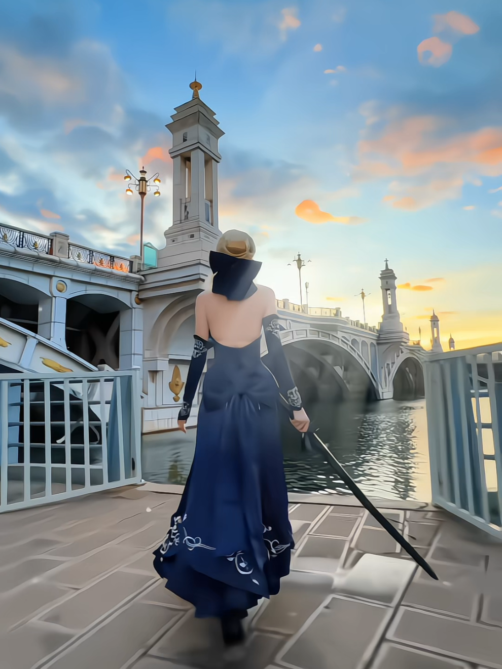 saber drak🩶 coser 小南宫zzZ #saber#sabercosplay #fatestaynight 