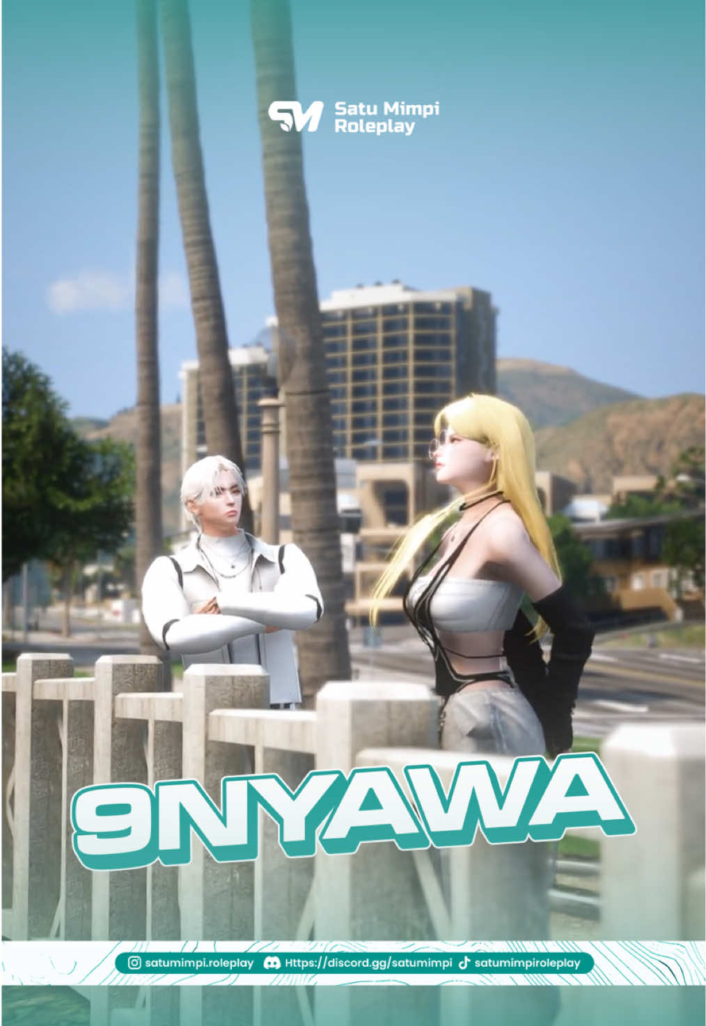 Halo kali ini mimin balik lagi dengan dance trend terbaru 9NYAWA featuring Wolfy ( @wolfytheordinaryboo ) & Ilalang ( @Meongcit ) Siap-siap, trend paling asik di kota Satu Mimpi sudah hadir di sini🐾 Dance trend 9NYAWA resmi mengguncang Satu Mimpi Roleplay! Gerakan lincah, vibe energik, dan chemistry Wolfy x Ilalang yang nggak pernah gagal bikin salfok! ini waktunya kamu ikutan nge-dance dan nunjukin versi kamu sendiri! 🔥 Ikut tren. Ikut seru-serunya. Ikut hidupkan 9NYAWA! Tag temanmu, ajak satu geng, dan jadilah bagian dari tren yang lagi heboh di seluruh kota! #SatuMimpiRoleplay #9NYAWA #Wolfy #SMRP #ilalang 