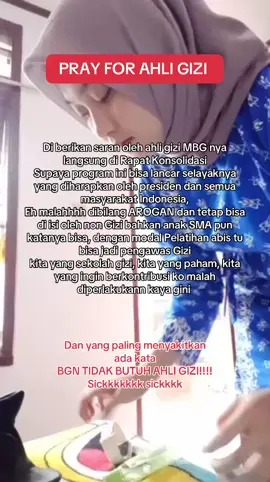 Yaalllah makin rumitt, dikasih solusi malah dibilang arogan kaya gak ada harga dirinya ini profesi 🥹🙏🏻#ahligizi 