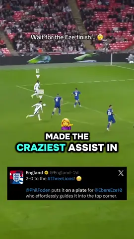 That Phil foden assist to Eze  @football is everything #threelions #englandfootball #philphoden #eze 