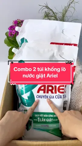 Combo 2 túi nước giặt Ariel có trợ giá dịp Super Brand Day nè mấy chị ơi #nuocgiat #ariel #DaiTiecSanKhoBauPG #pgsuperbrandday #taphoasammi 