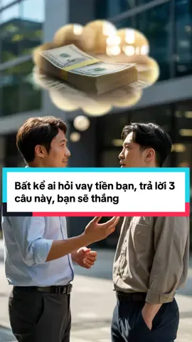 Bất kể ai hỏi vay tiền bạn, trả lời 3 câu này, bạn sẽ thắng. Vừa không làm mất lòng người, vừa bảo vệ được lợi ích của mình. #baihoccuocsong #trietlycuocsong #sachhay 
