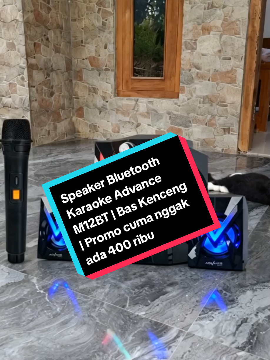 Speaker Bluetooth Karaoke Advance M12BT | Bas Kenceng | Promo cuma nggak ada 400 ribu #speaker #speakerbluetooth #advance #m12bt 