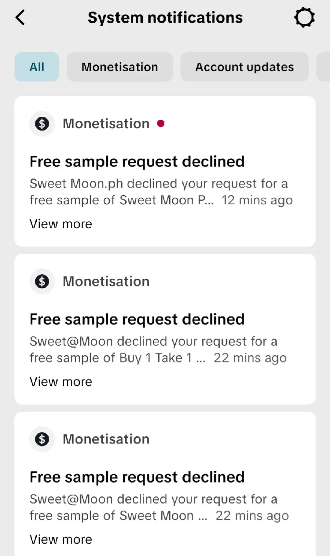Always declined kapag hindi ka sikat 😞🥺 #declinedfreesamples #tiktokph #fypシ  #freesample #fyppppppppppppppppppppppp 