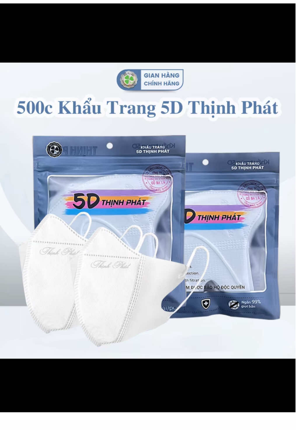 Tới 500 chiếc khẩu trang, đừng tiếc vài ly cafe nha, mua 1 lần dùng rất lâu mới hết. #ThichReview #khautrang #khautrang5d #khautrangthinhphat #khautrangthinhphat5d 