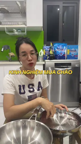 Kinh nghiệm mua chảo của tui #chao #chaoinox #nhacuadoisong #meovat #tikotknews 