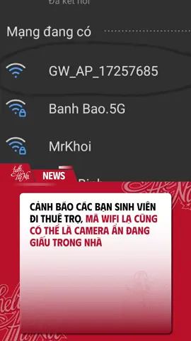 Ủa kia là mã của wifi ẩn đúng không các bác? #honghanoi #hellohanoi #news 