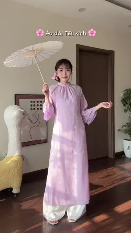 Màu tím xinhhh @Áo dài Ngơ #aodaingo #xuhuong #fyp #viral #aodai 