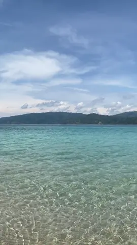 MasyaAllah pantai nya cantik kali lah😍✨🌊 #fyp #pantailabuana 