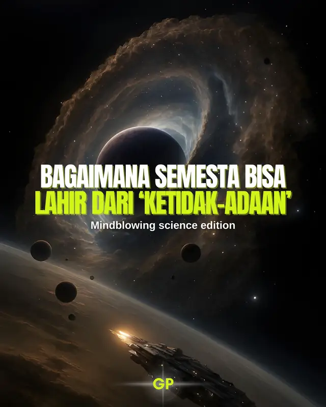 Semesta ini tidak muncul dari ketiadaan, tapi dari ruang kosong yang penuh kemungkinan. #Science #universe #quantummistery 