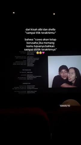 dibuat nangis sepanjang filmnya🥺 #sampaititikterakhirmu #albishella #bioskop 