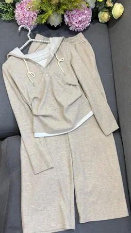 Set bộ thu đông có mũ. .#bộ  #bộmacnha #bothudong#set #outfit 