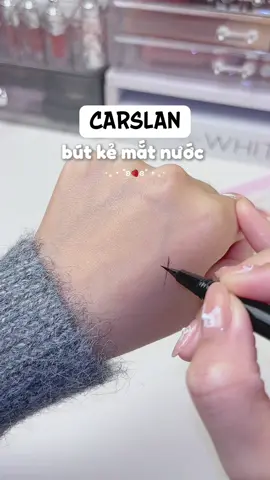 bút kẻ mắt nước siuu mảnh nhà Carslan. Ta nói vẽ nó thíchh đâu á #butkemat #carslan #butkematlautroi #thihanhreview #unboxing 