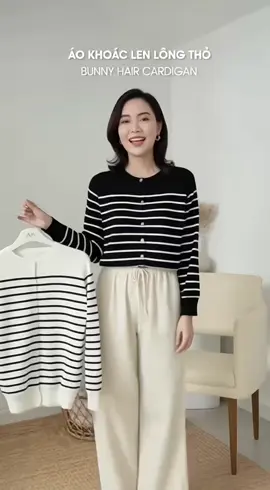 áo khoác cardigan len