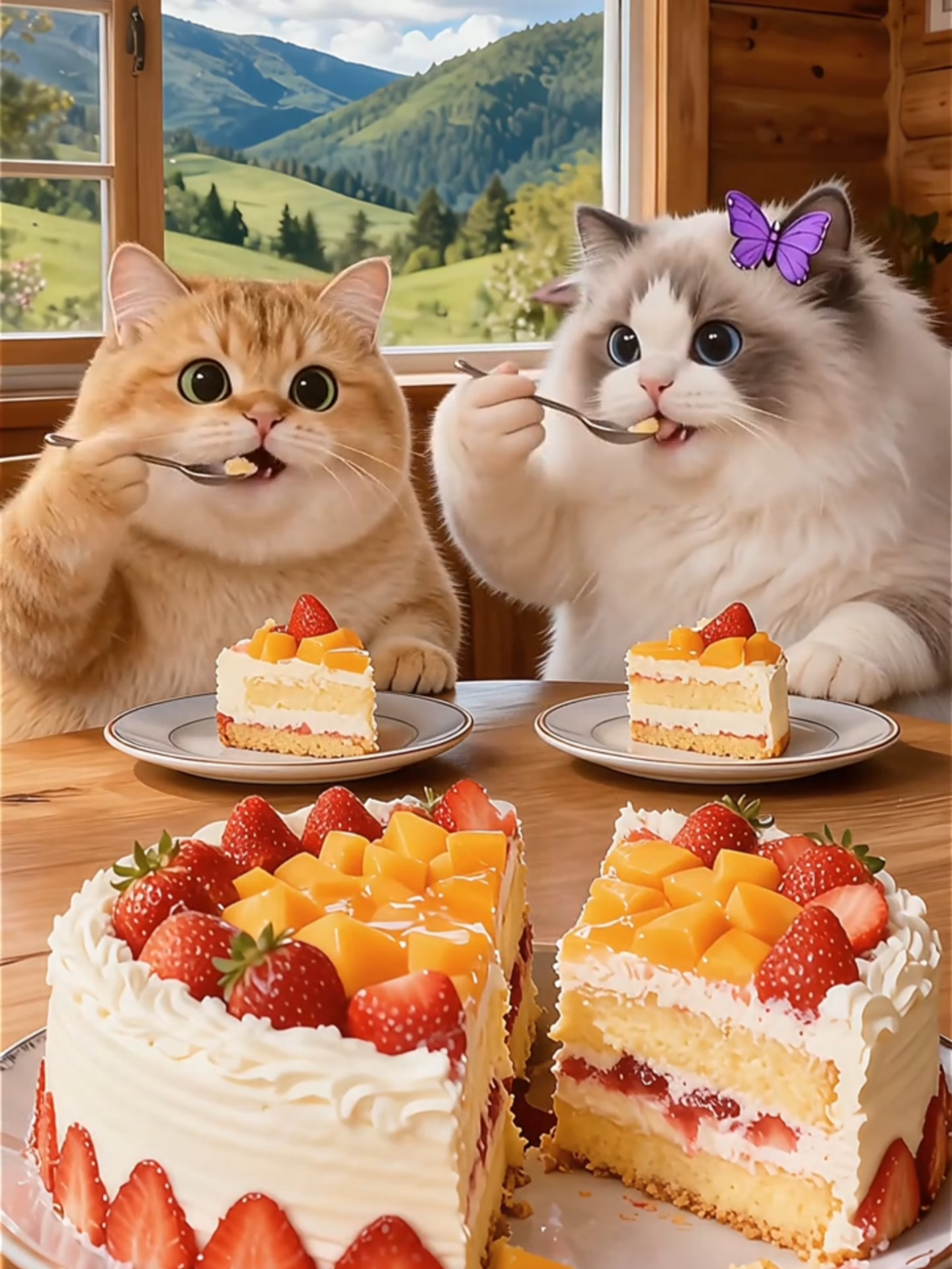 #foryou #catlovers #cartoon #kitten #aicat #haha #funnyvideos #orangecat #cutecat #catlover #kitty #tiger #kucing #fyp #ai #cat