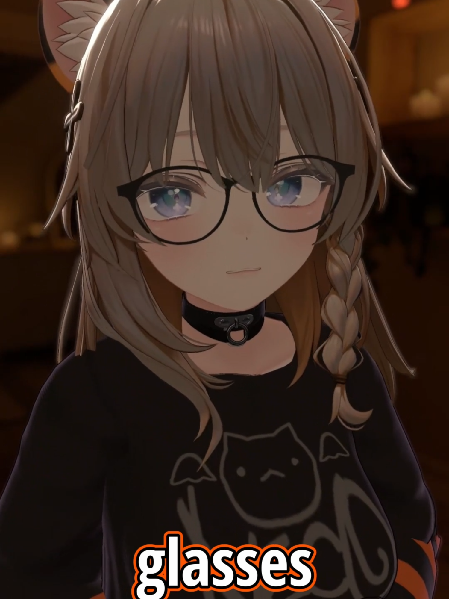 What do you think about my glasses can i wear them? ^^ #vrchat #vtuber #glasses #anime