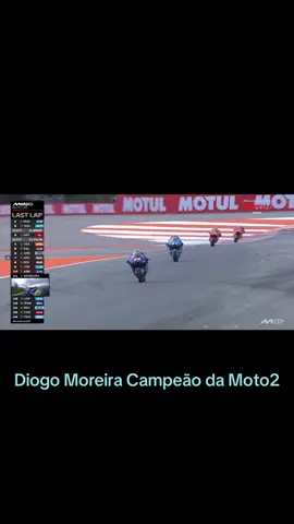 #Moto2 Diogo Moreira Campeão 
