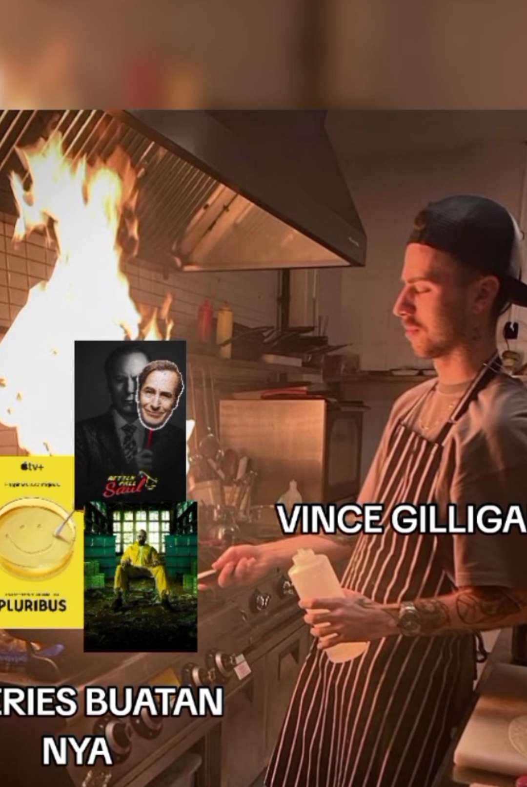 biarkan bro vince memasak🔥🔥 #vincegilligan #breakingbad #bettercallsaul #pluribus #jjelitis 
