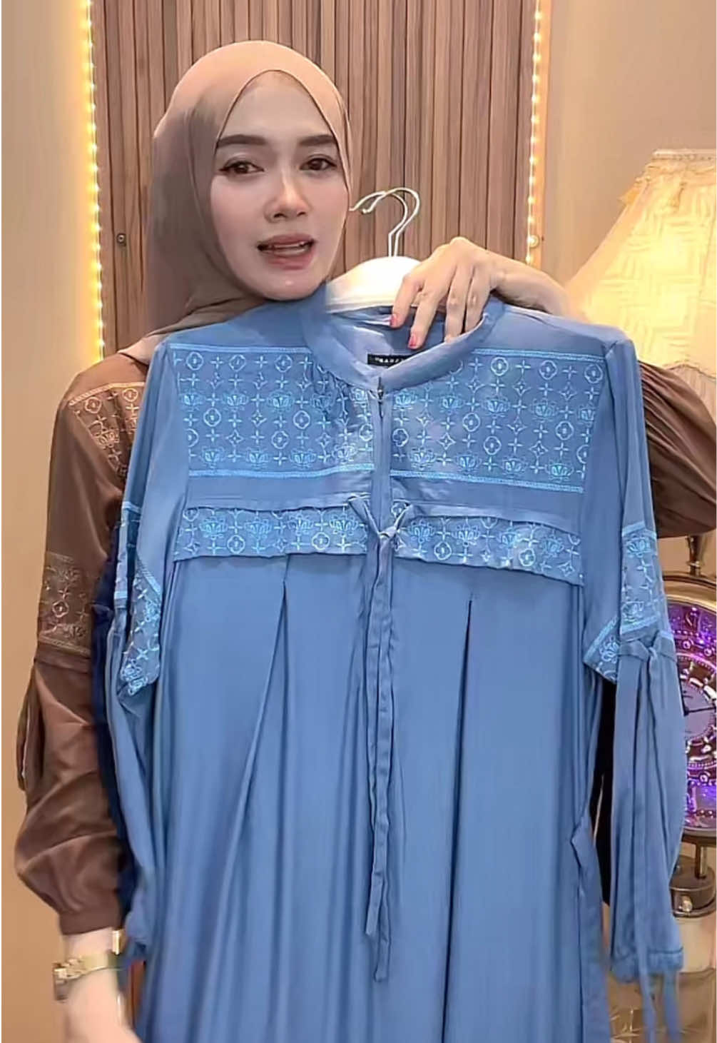 Gamis Syakiera Bordir Busui Muslim Wanita Simple Elegant Twill Import Tebal Adem Lembut Dress Cantik Karet Kain Nyaman Mewah Wudhu Panjang Belah Samping Basic Formal Kondangan #fyp #fypシviral #fypage #fypviralシ #fypage 