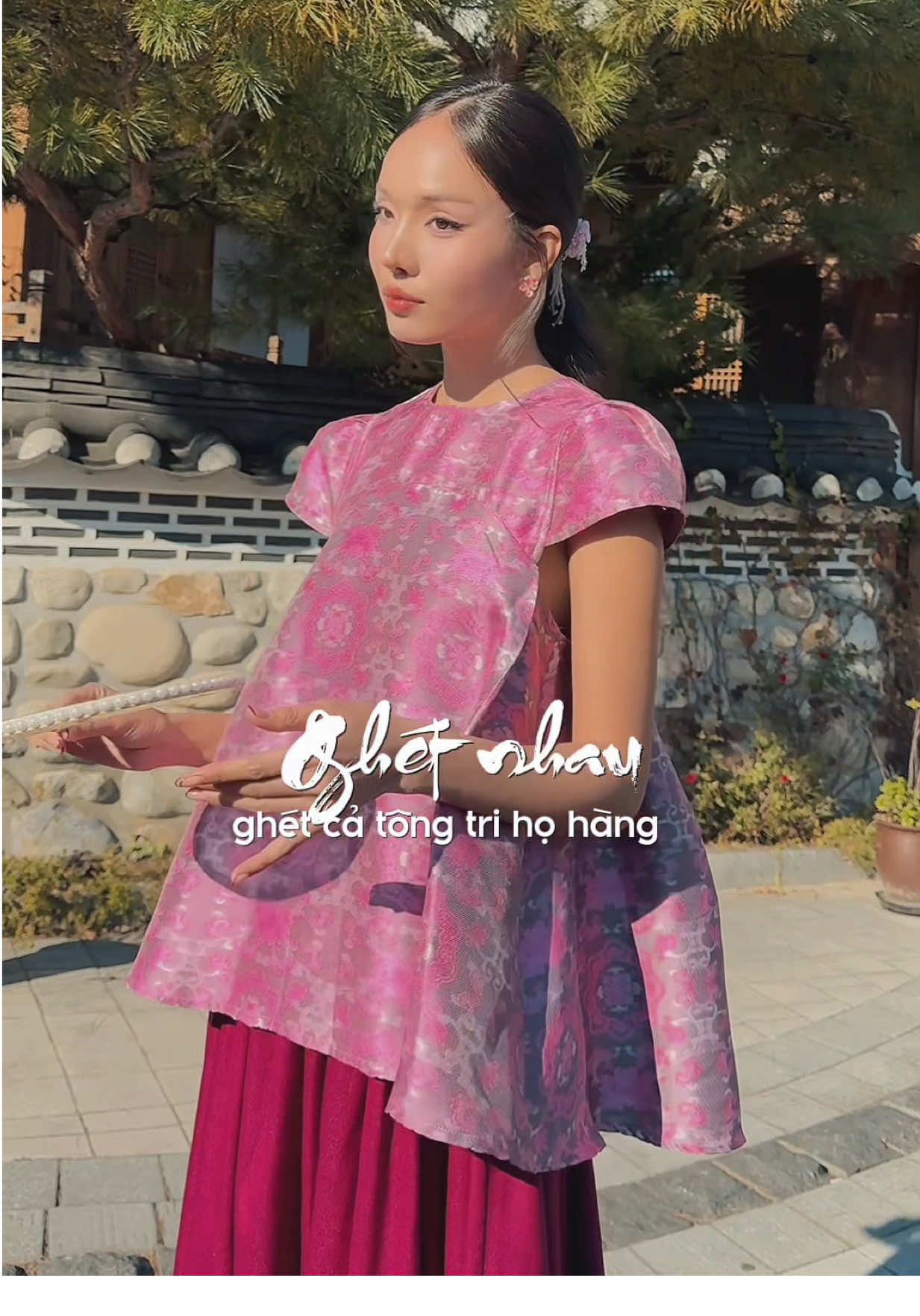 Set gấm Hồng Tường #aodai #vayralvideo #thoitrangnu #aodaitet #reviewlamdep 