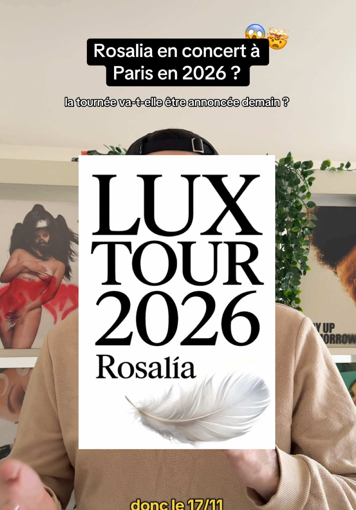 Rosalia en concert à Paris en 2026 ? 😱🤯 Tu en penses quoi ? @La Rosalia #larosalia #rosalia #rosaliamotomami #LUX #concerts 