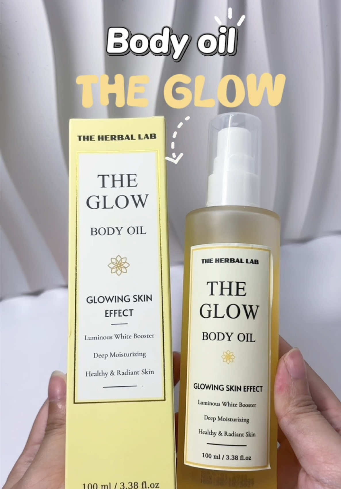 Dưỡng da đón tết thui mọi người ơiii💕✨#bodyoil #theglow #lamdep #trending #xuhuong 