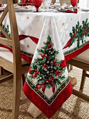 Waterproof Rectangular Design, Wipe Clean for Holiday Messes!