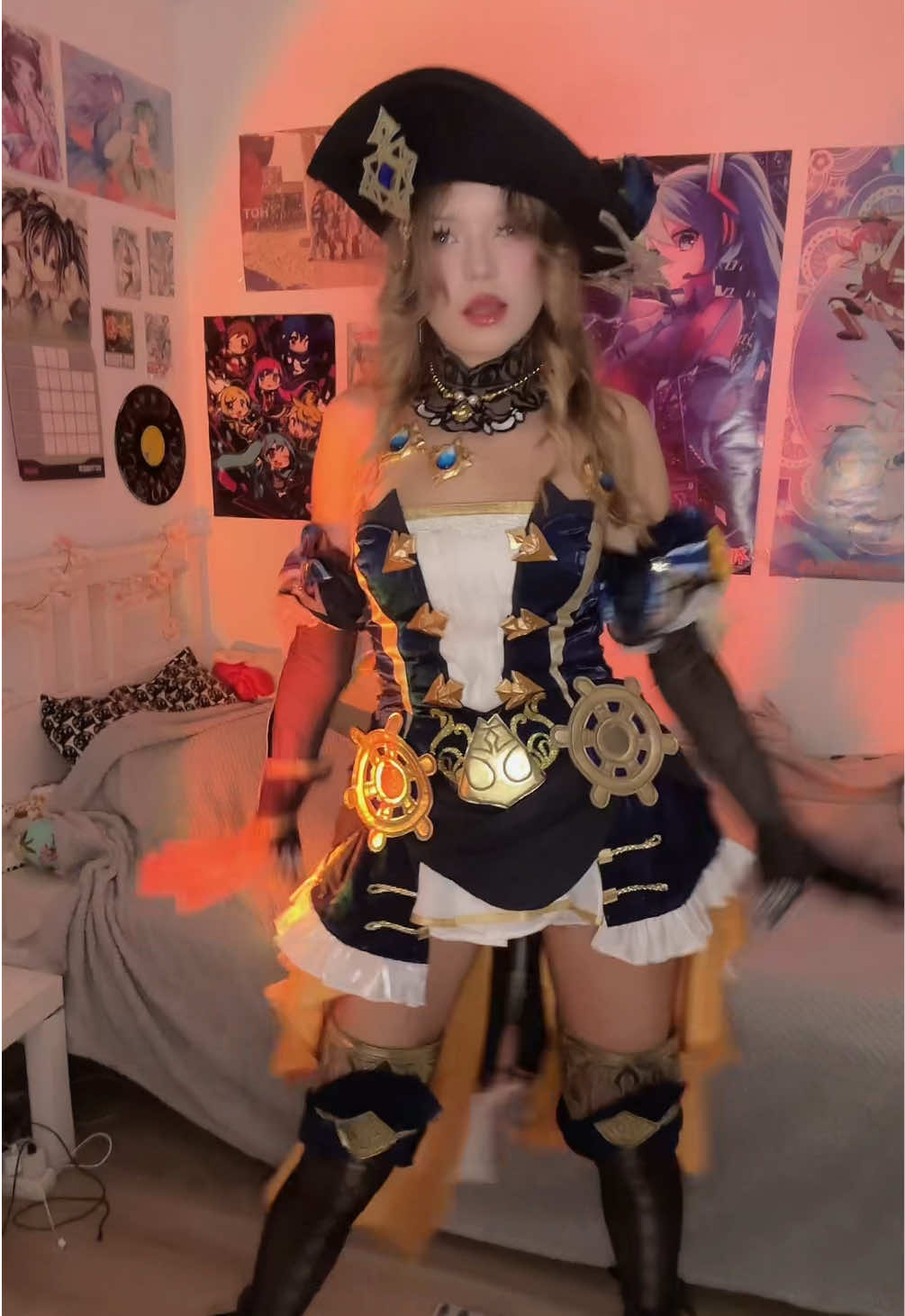 We all saw that iconic girl dancing together with Zara right?!?! #navia #naviacosplay #genshin #cosplay #cosplayfyp 