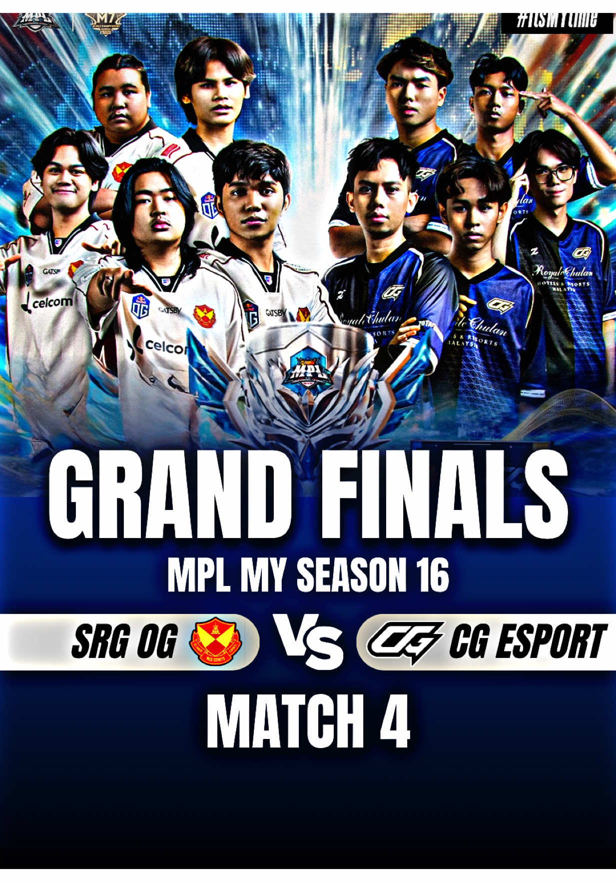 Highlights • GRAND FINALS SRG OG VS CG ESPORT - GAME 4 || MPL MY S16 | PLAYOFFS DAY 4 #WinWithMLBB #MLBB #fyp 