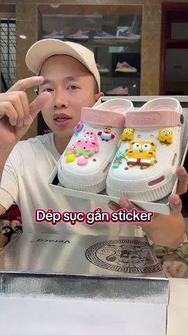 Giá chỉ mấy chục mà vừa có dép, vừa tặng sticker luôn ạ #manhgiay #depsuc #sucnu #depnu 