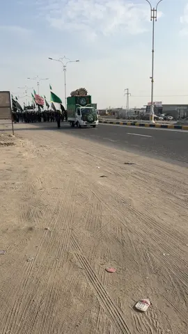 انطلق موكب شهيد الجمعة الحسيني نحو #مدينة النجف الأشرف المسيرة الفاطمية #يا زهراء #ناصرية #سوق الشيوخ 