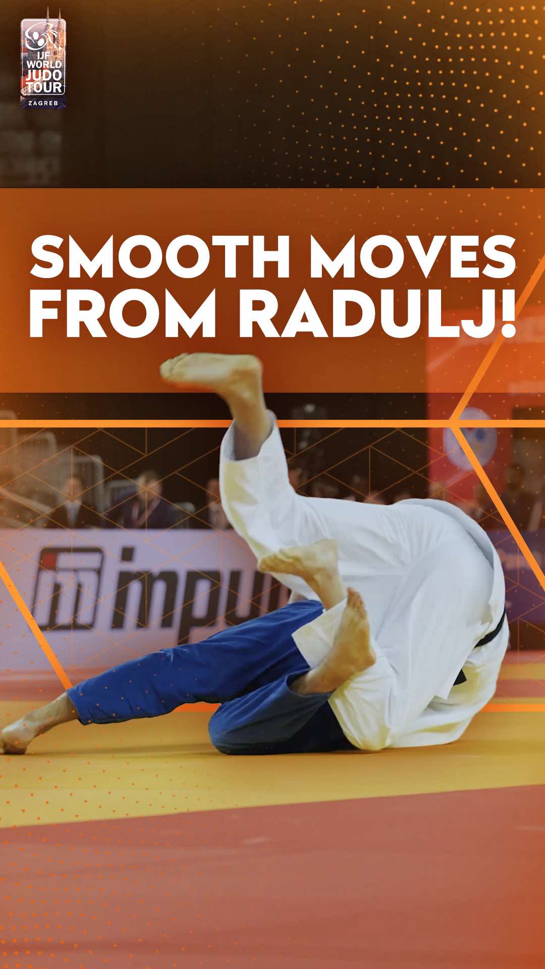 Smooth moves from Radulj! 🇷🇸 Follow all the action on JudoTV.com 💻 #JudoZagreb #Croatia #Zagreb #IJF #Judo 