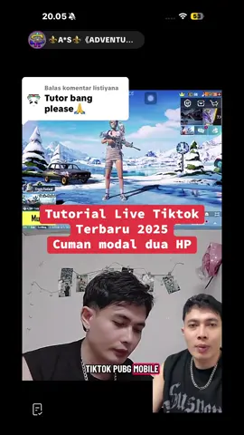 Membalas @listiyana live streaming PUBG cuma modal dua hp #tutorial #livestreaming #pubgmobile 
