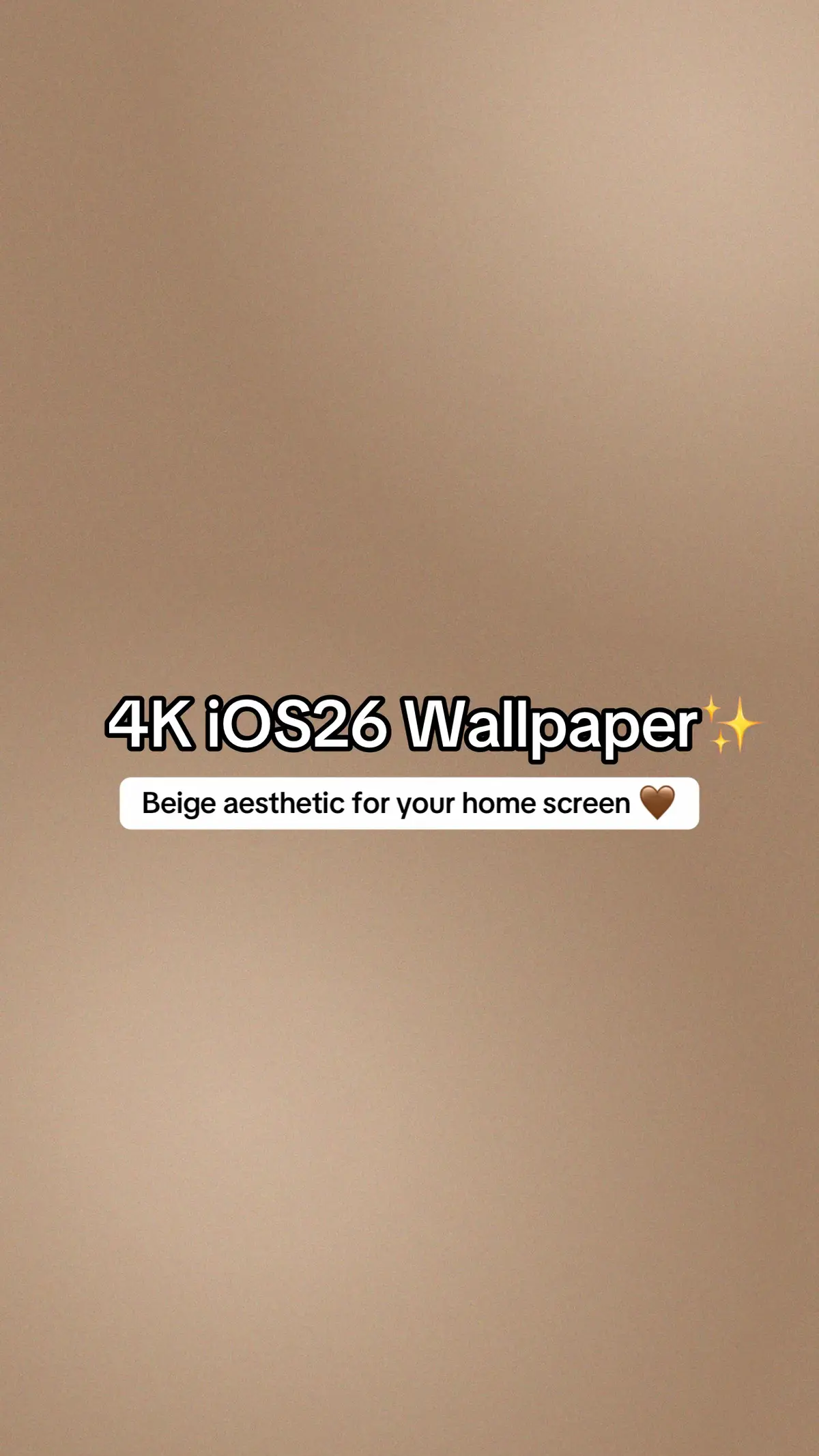 #wallpaper #beigeaesthetic #homescreen #aesthetic #iphone17 