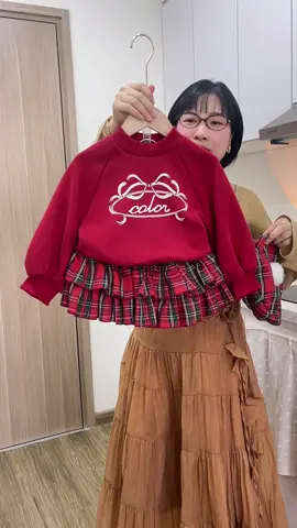 Bộ nỉ dày dặn ấm áp cho bé, mặc Giáng sinh tết dương tết ta thì quá là đẹp luôn #bonichobe #setxinhchobe #thoitrangtreem #shopmemoon 